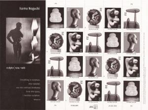 # 3857-3860 Isamu Noguchi 37¢ Sheet 2004  MNH Sculptor