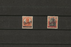 Danzig 35 & 40 Mint Hinged (417483)