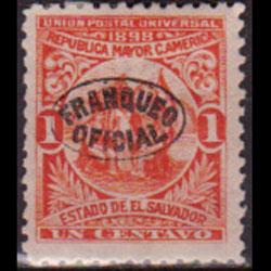 SALVADOR 1898 - Scott# O129 League Opt. 1c LH