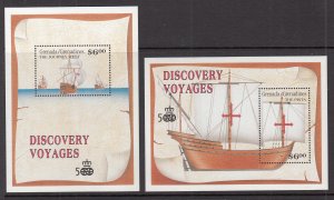 Grenada Grenadines 1307-1308 Souvenir Sheets MNH VF