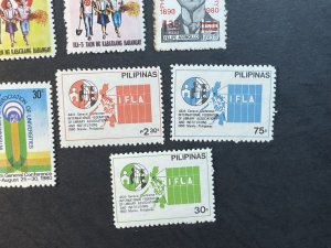 PHILIPPINES # 1469-1483-MINT/NEVER HINGED--15 STAMP RUN ----1980
