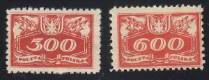 Poland - 1920 - SC O10-11 - H - High values