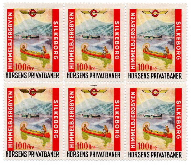 (I.B) Denmark Railway : Horsens Privatbaner 100 Ore