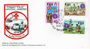 Fiji 1974 351-3 FDC 1