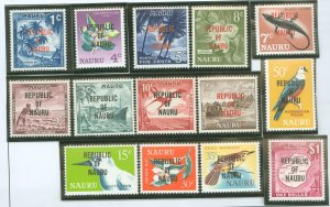 Nauru #72-85  Single (Complete Set) (Flora)