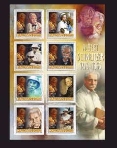 Stamps. Albert Schweitzer 2023 year 1 sheets perforated NEW