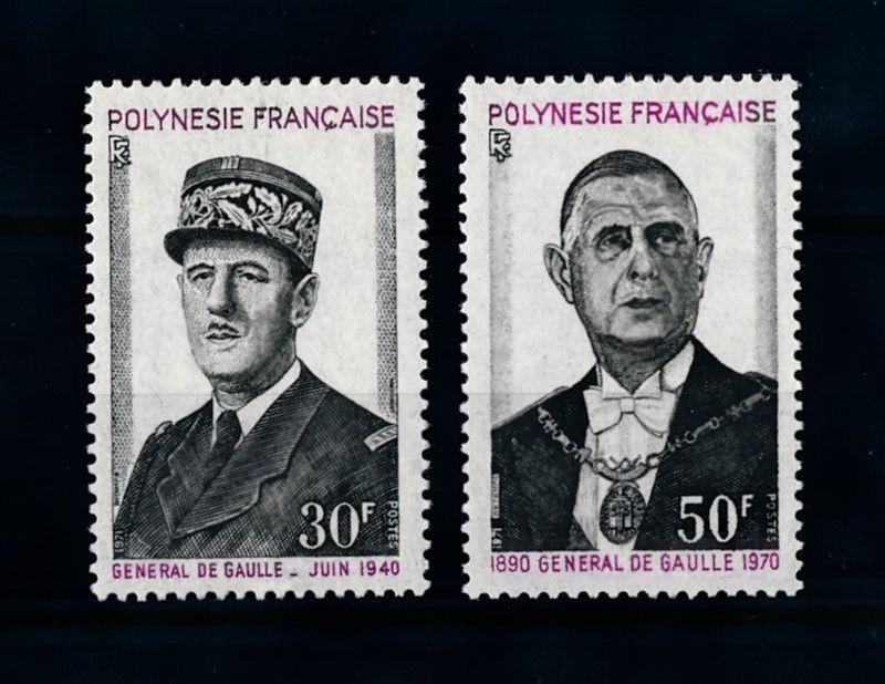 [71604] French Polynesia 1971 Charles de Gaulle  MNH