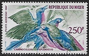 Niger - # C87 - Splendid Starling - used....{BRN10}