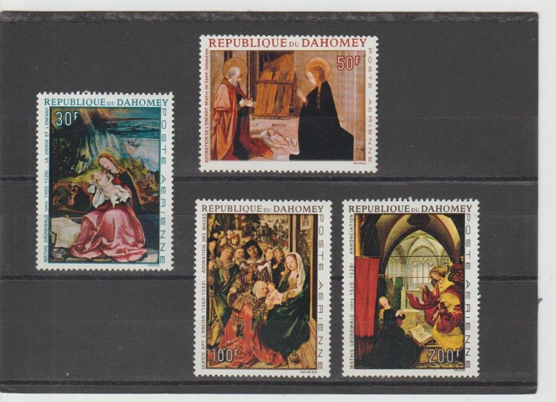 Dahomey  Scott#  C63-C66  MNH  (1967 Christmas)