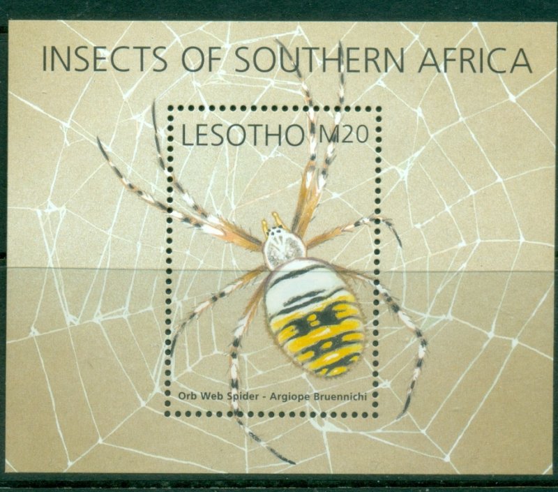 Lesotho 2002 Insects & Spiders MS MUH