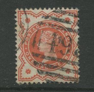 Great Britain  #111  FU 1887 Single 1/2p Stamp