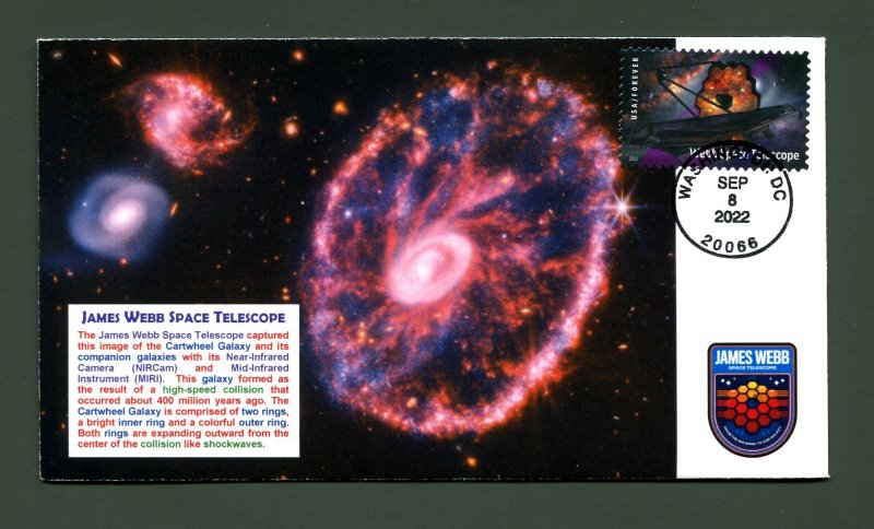 Sc. 5720 James Webb Space Telescope FDC - Thrifty Photo Cachets 4
