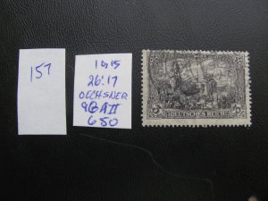 Germany 1915 USED Signed Oechsner MI. 96AII SC 94 FINE 650 EUROS  (157)