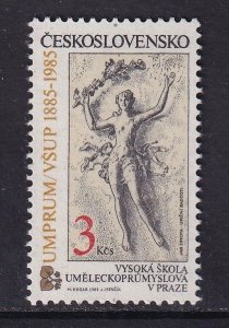 Czechoslovakia  #2545 MNH  1985  art and pleasure sculpture