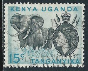 Kenya, Uganda & Tanganyika, Sc #105, 15c Used
