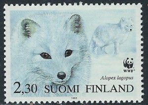 Finland 907b MNH 1993 Fox (ak5723)