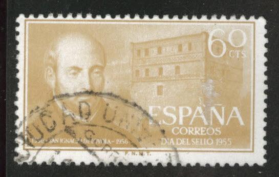 SPAIN Scott 837 Used 1955 St Ignatious of Loyola