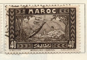 Morocco French Protectorate 1932 Early Issue Fine Used 40c. NW-94113