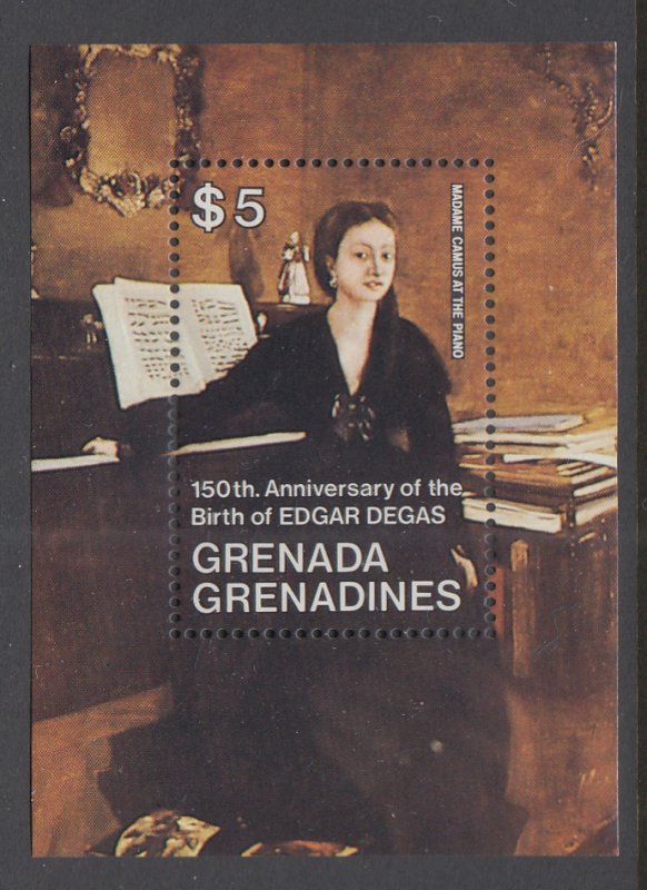 Grenada Grenadines 615 Painting Souvenir Sheet MNH VF