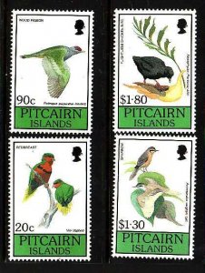 Pitcairn-Sc343-6- id12- unused NH set-Birds-1990-