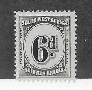 South West Africa Sc #J90 6p postage due  NH VF