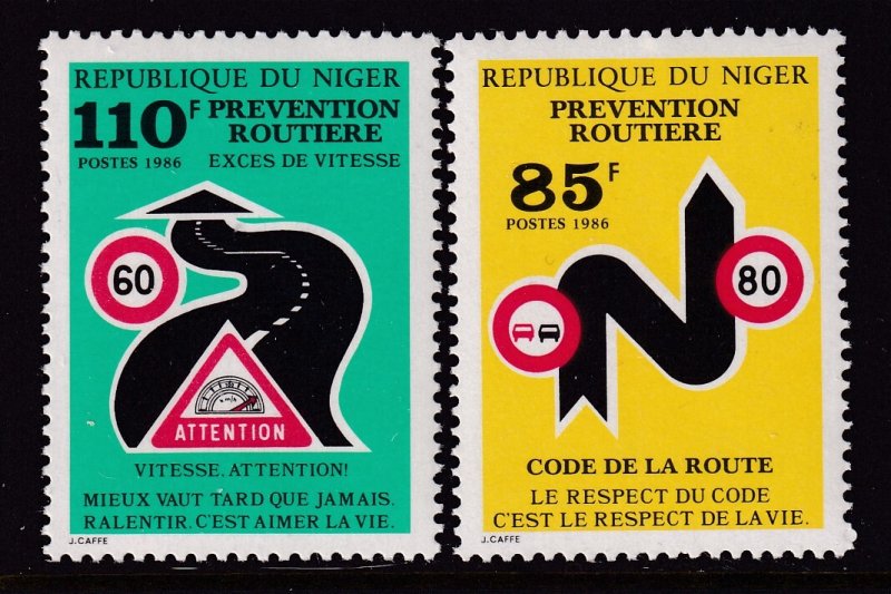 Niger 731-732 MNH VF