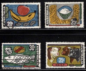Australia - Scott # 519-22 VF Used