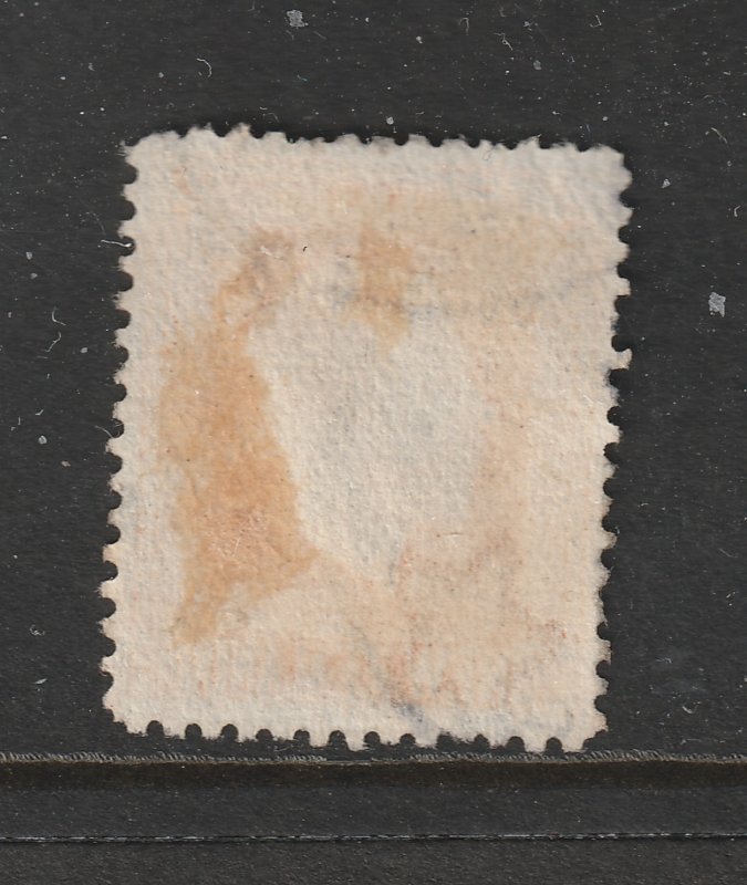 New Zealand a used 2d yellow recess perf 14