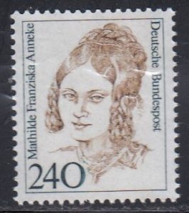 Germany 1988 Sc#1492 Mi#1392 Mathilde Franziska Anneke (1817-1884) MNH**