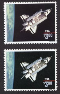 Scott #2544 2544b 1995 1996 Space Shuttle (2) Single Stamps - MNH