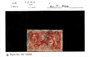 Great Britain, Postage Stamp, #223 Used, 1934 King George (AE)