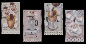 Hong Kong 2023 HK-style Milk Tea Making Technique 港式奶茶製作技藝 set 4 MNH