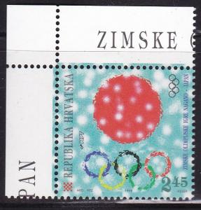 Croatia 1998 Japan Winer Olympics VF/NH