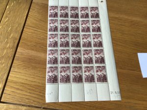 France 1940’s mint never hinged stamps part sheet  A6631