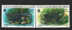 Cocos Islands Sc#262b-262c Used - some perf separation