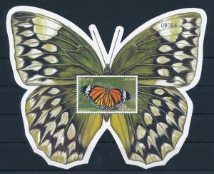 [31359] Laos  2003 Butterflies Schmetterlingen Papillons  MNH Sheet