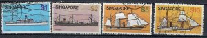 Singapore 345-48 Used 1980 high values of set (ak1704)