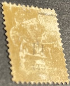 TASMANIA # 99-MINT/HINGED--SINGLE--ROSE & GREEN--1902-03