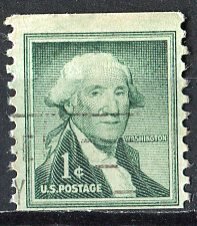 USA; 1960: Sc. # 1054:  Used Coil Single Stamp