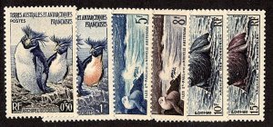 FSA SC #2-7 MNH 1956 Penguins, New Amsterdam, Seals CV $28.70