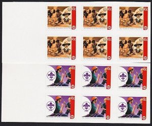 NEW ZEALAND 2007 CAL Scouting - self adhesives -  blocks of 6 MNH..........A9853