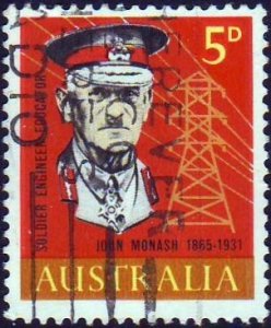 Australia 1965 Sc#390,SG#378 5d Monash in Uniform USED