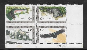 #1427-30 MNH Plate Block of 4