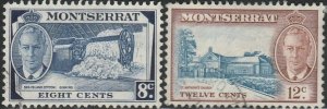 Montserrat, #120-121 Used From 1951