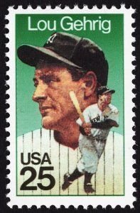 SCOTT  2417  LOU GEHRIG  25¢  SINGLE  MNH  SHERWOOD STAMP