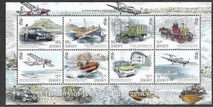Jersey 2023 MNH Stamps Souvenir Sheet Police Fire Fighting Ambulance Health