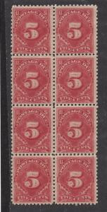 J64 Mint,OG,NH... Block of 8... SCV $280.00