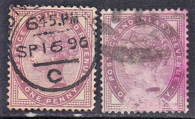 GREAT BRITAIN  #89  USED  1881  QUEEN VICTORIA  SEE SCAN