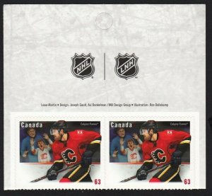 HOCKEY = CALGARY FLAMES = NHL Team JERSEY = Canada 2013 #2674 MNH from BKLT