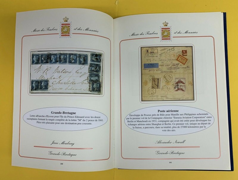 Monaco '99 International Philatelic Exhibition, Blue Velvet Hardbound Catalog 